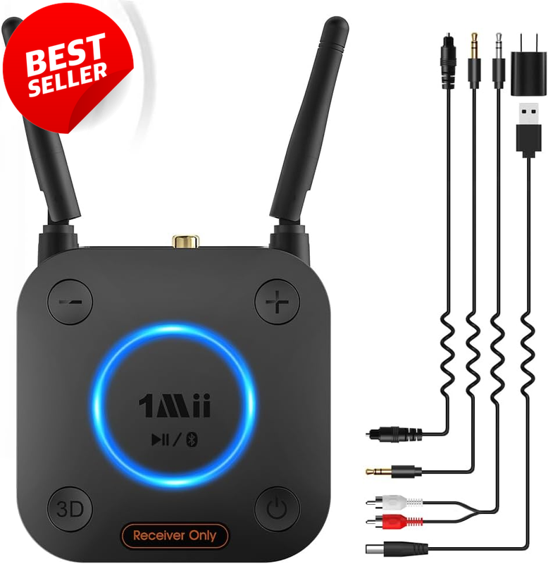 B06Pro Bluetooth 5.3 Receiver Long Range HiFi Audio Adapter AptX HD - US