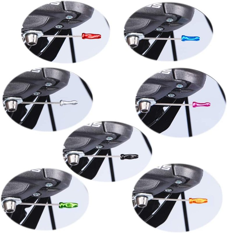 100 Pieces Aluminum Alloy Road Mountain Bicycle Bike Shifter Brake Cable Cap End