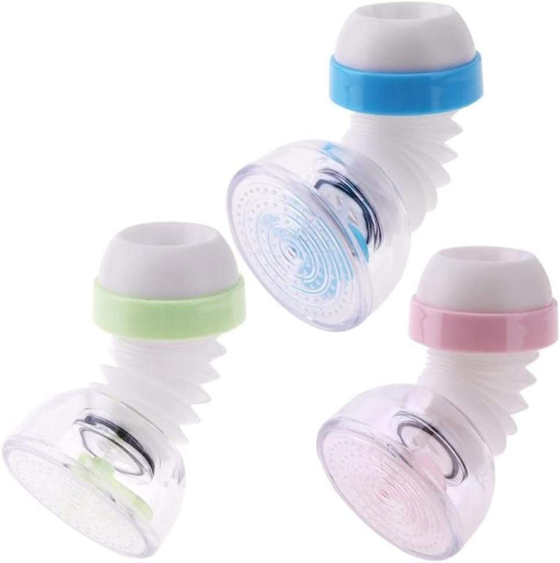 360 Degree Rotating Faucet Aerator Telescopic Anti-Splash Water- Saving Tap Spra