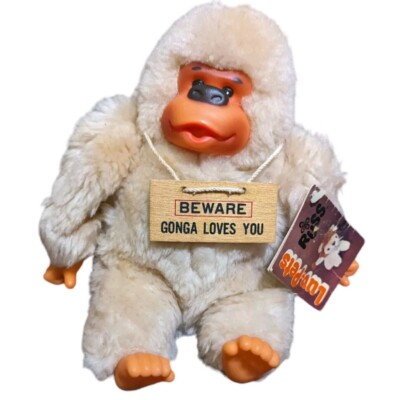 Vtg Russ Luv Pets Gonga Gorilla Stuffed Animal 1979 Plush Monkey Thumb Sucking 