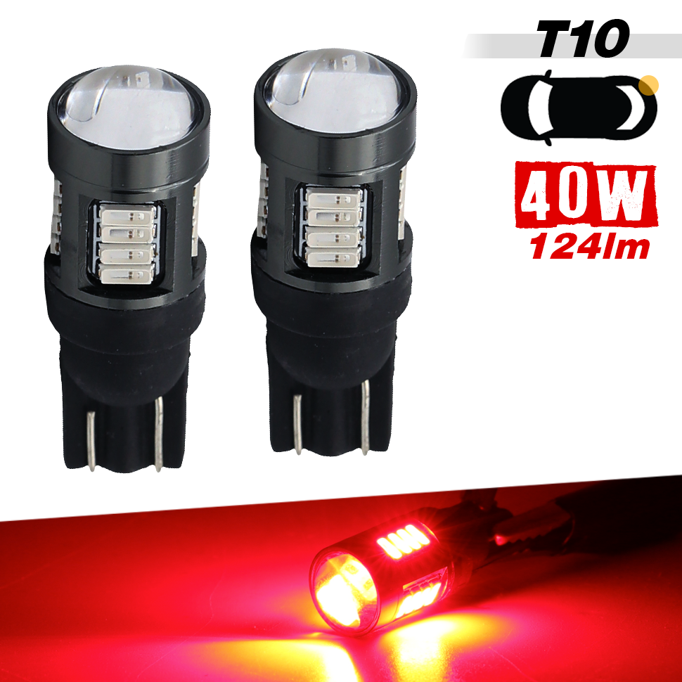 T10 921 High Power 2835 Chip LED Red 3RD Brake High Mount Stop Light