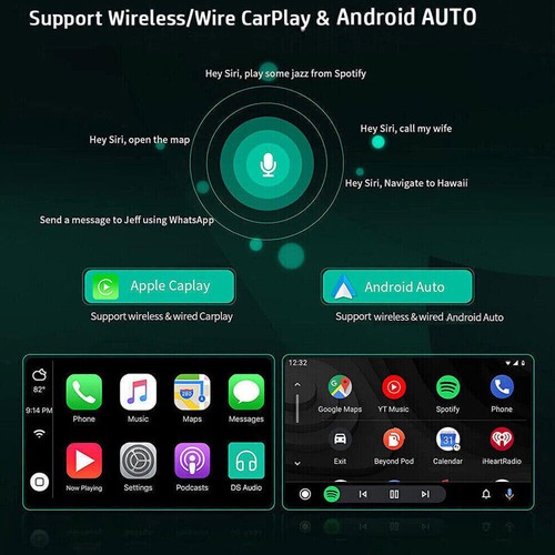 For RAM Truck 2013-2019 Apple CarPlay Android Auto GPS Navi Radio Head Unit