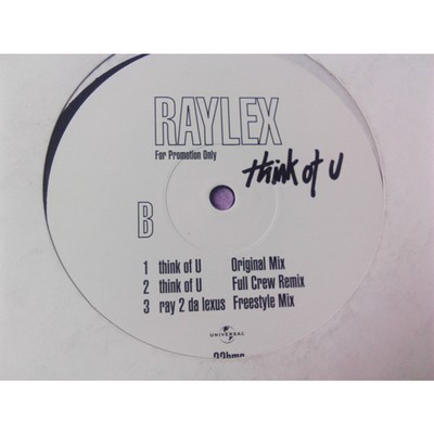Raylex - Think Of U (Vinyl 12" - 1999 - DE - Original)