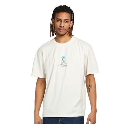 

Edwin Wire Blossom SS Lifestyle Футболка мужская Whisper White Повседневная хлопковая футболка, Белый, Edwin Wire Blossom SS Lifestyle T-Shirt