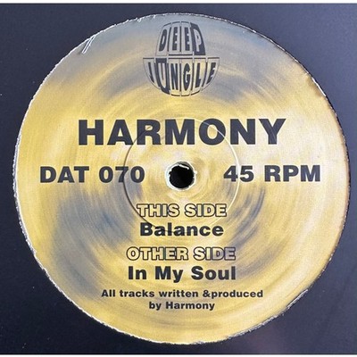 DJ Harmony - In My Soul / Balance (Vinyl 12" - 2023 - UK - Original)