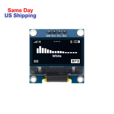 0.96'' I2C IIC Serial 128X64 White OLED LCD LED Display Module Arduino