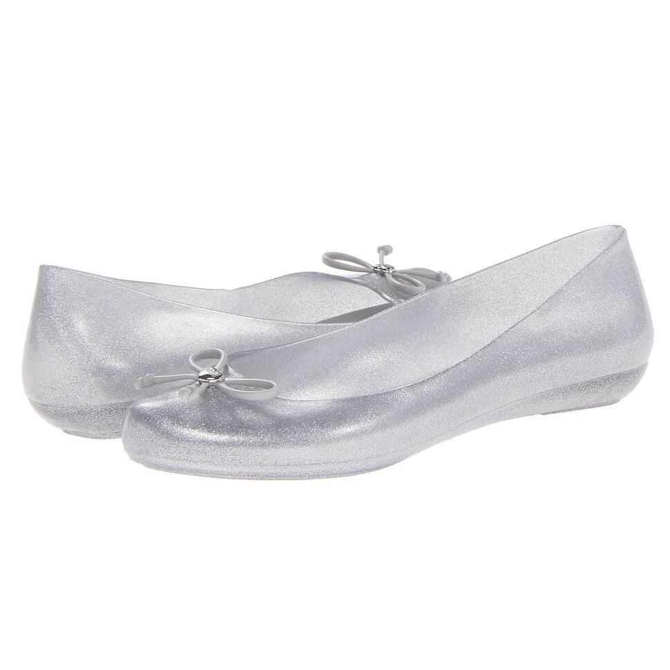 女士塑料芭蕾平底鞋