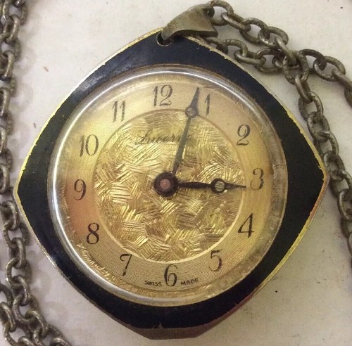 Vintage  Lucerne Swiss Made Pendant Watch Parts or Repair  L7