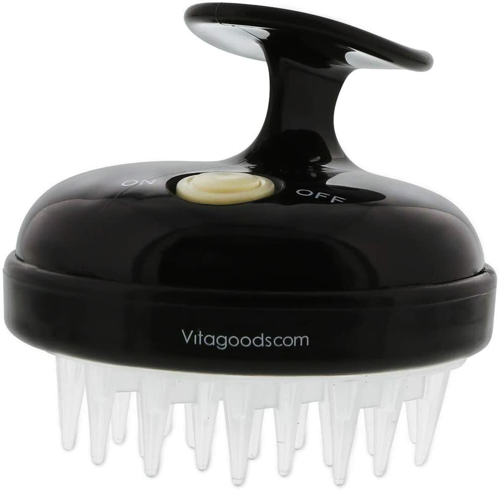 Vitagoods Scalp Massaging Shampoo Brush - Handheld Vibrating Massager`