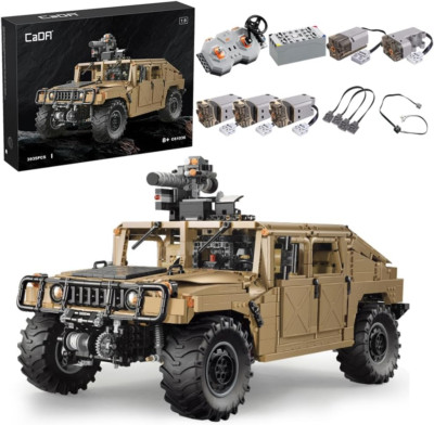 CADA Master C61036W Building Blocks Set, 3935Pcs 1:8 2.4G RC SUV Off-Road Techni
