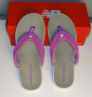 Womens New Balance Jojo Thong Flip Flops Sandals PINK Size 8 Brand