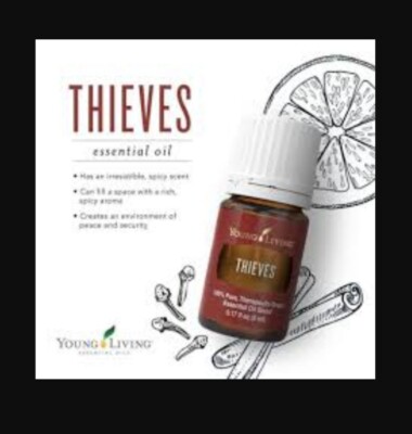 Young Living - 1 Bottle THIEVES - Essential Oil, 15ml - BRAND NEW