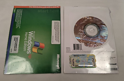 MICROSOFT WINDOWS XP HOME FULL w/SP2 OPERATING SYSTEM OS MS WIN =NEW & SEALED=