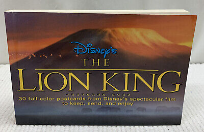 Vintage Disneys The Lion King Postcard Book