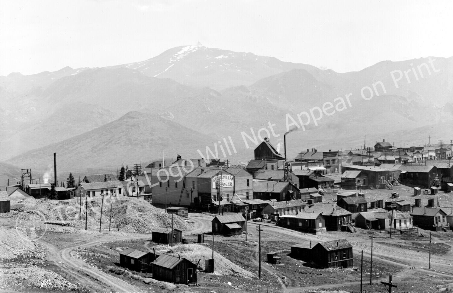 1900 Victor, Colorado Vintage Photograph 11" x 17" Reprint