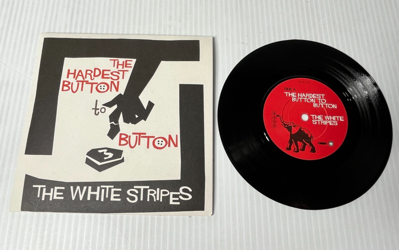  White Record 10周年記念盤 The White Stripes Vinyl Hardest Button to Button and St