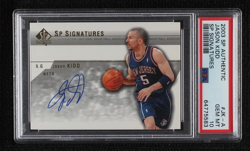 JASON KIDD 直筆サインカード SP AUTHENTIC ジェイソンキッド