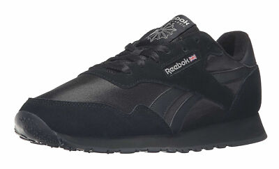 Men's Reebok Royal Nylon Running Shoes Black White  100% Original New