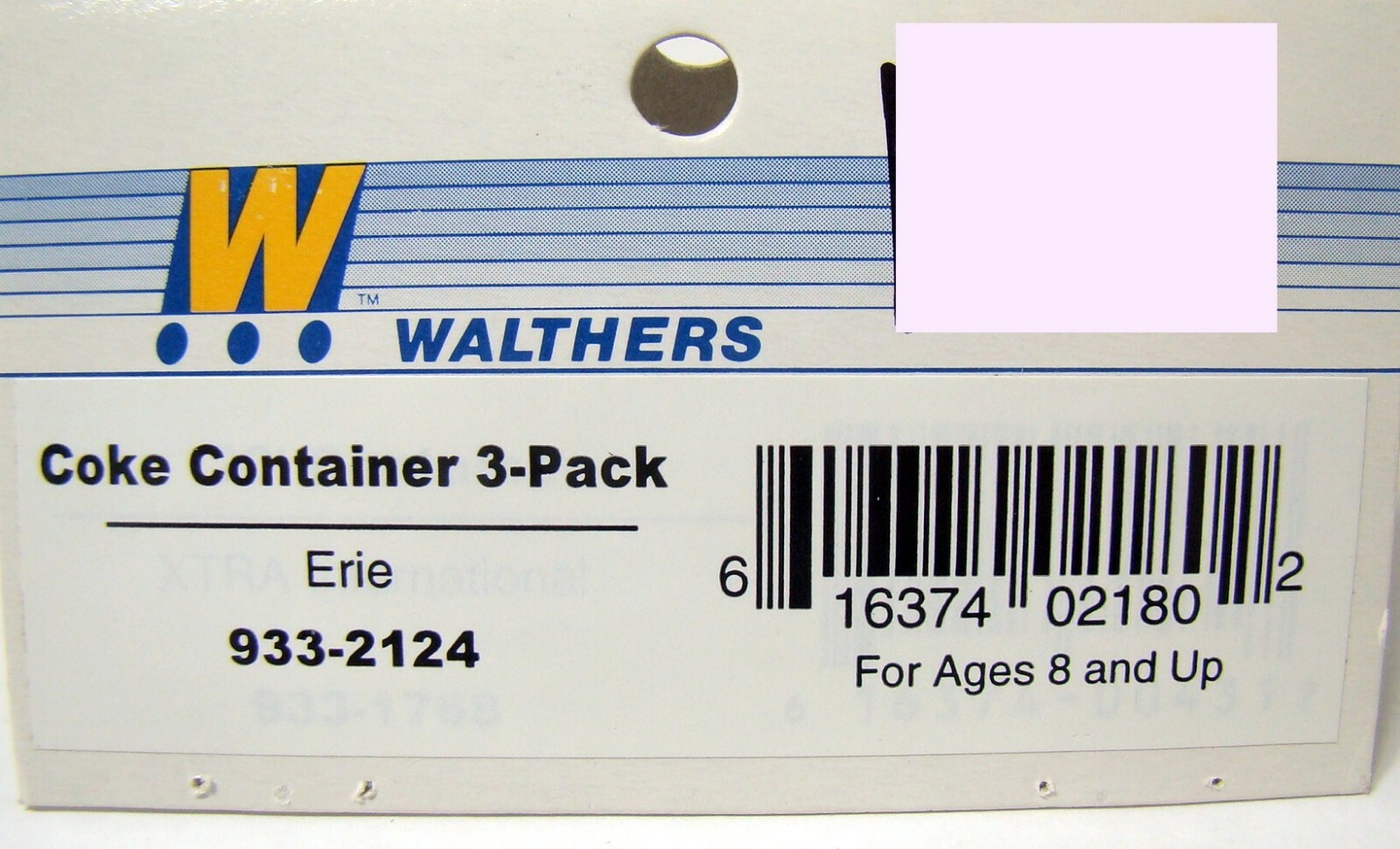 HO Scale Walthers ERIE RR Coke Container 3 Pack