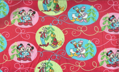 VINTAGE! DISNEYS ''CHRISTMAS WITH GOOFY, MICKEY, DONALD, PLUTO'' BTFQ - 18''X22''