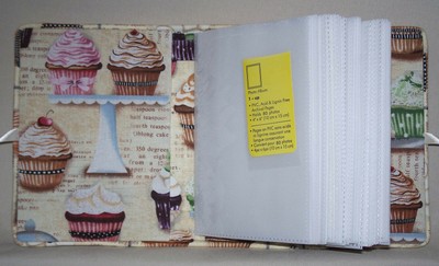 Cupcake Many Kinds Handcrafted Handmade Photo Album 5 1/2