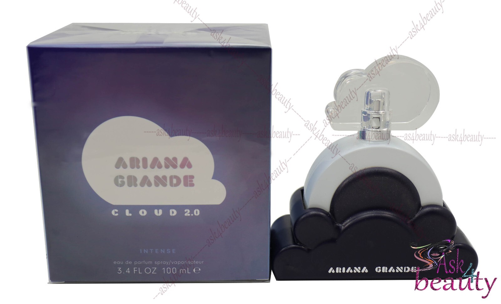 Ariana Grande Cloud 30ml 2個セット Ariana Grande Cloud 2.0 Intense Eau De Parfum 3.4oz (100ml