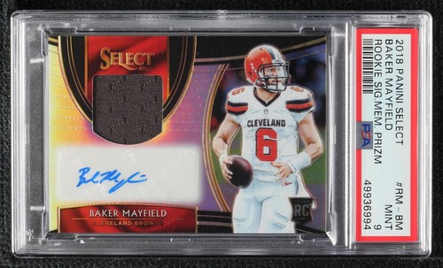 2018 Panini Contenders Baker Mayfield Rookie Of The Year