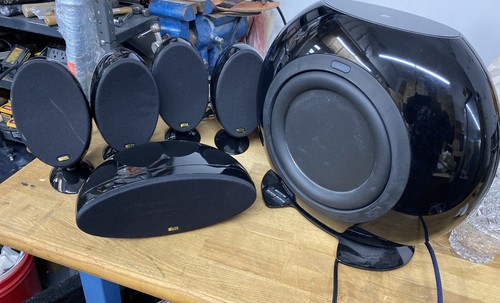 KEFスピーカーセット HTC3001 HTS3001SE×2ペア 美品 KEF HTS3001SE ペア 希望小売価格60900円 KEF HTS3001SE Black