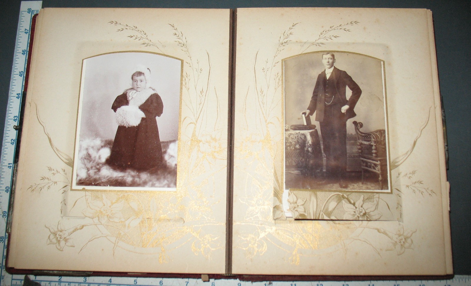 Antique Photo Album Cabinet Cards Photographs