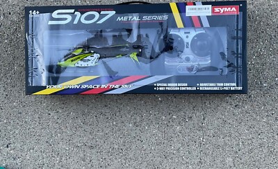 Syma RC Helicopter 3.5CH S107G Mini Aircraft Metal Remote Control GYRO Yellow