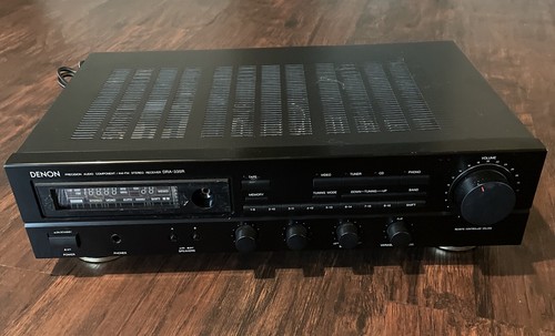 DENON DRA-335R Precision Audio Component AM-FM Stereo Receiver WORKING NO REMOTE