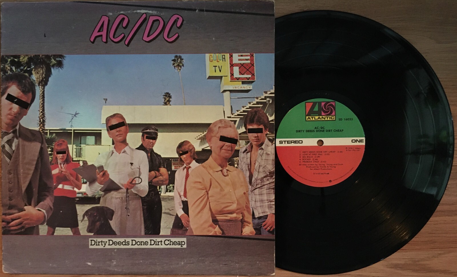 LP AC/DC 悪事と地獄 レコード ACDC: Dirty Deeds Done Dirt
