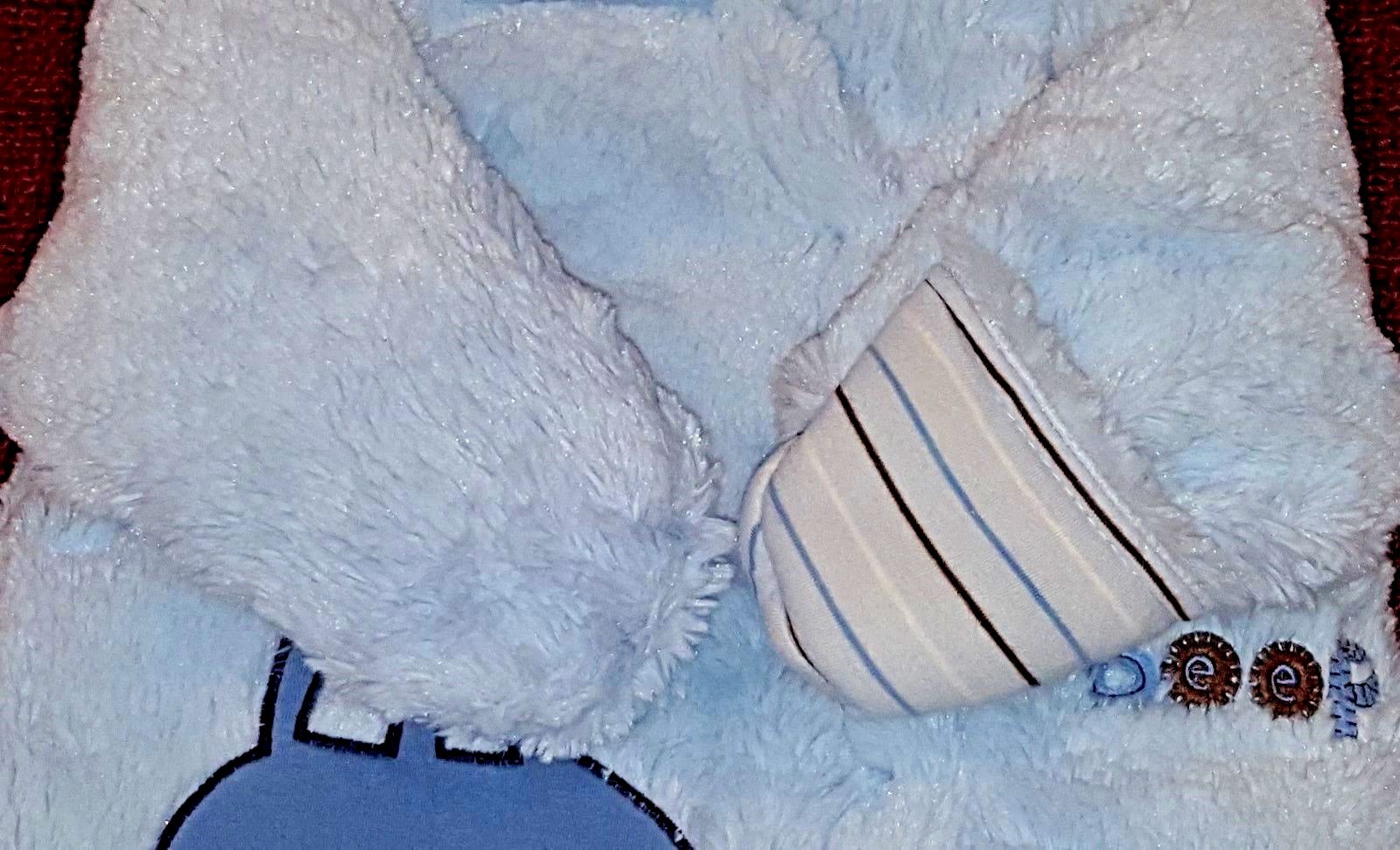 Miniwear RN 67391 - Baby Blue Newborn/Infant Hooded Snowsuit - Size: 0-3 Months