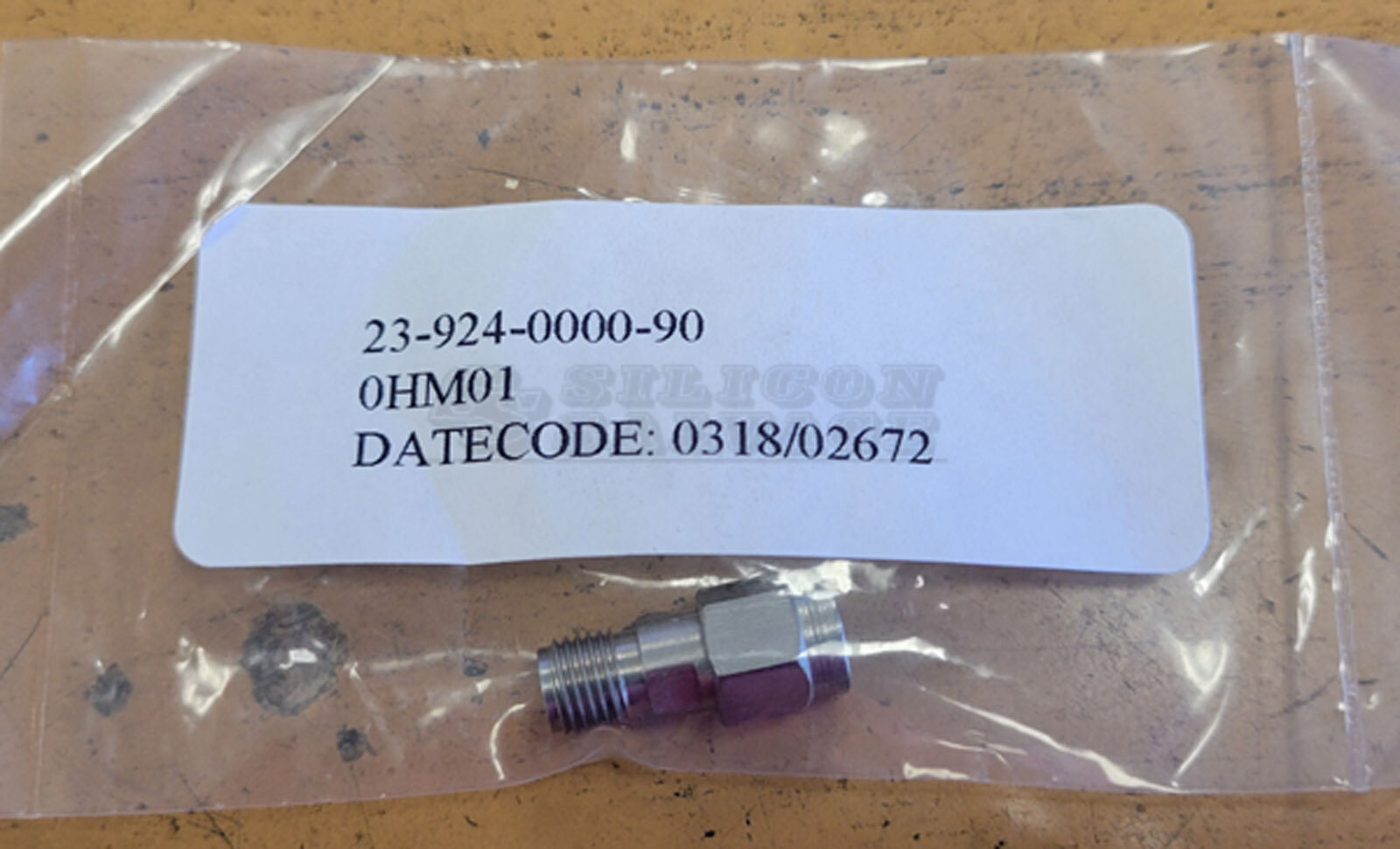 SRI Microwave 2.92mm Plug to 3.5mm Jack F-M Adapter 23-924-0000-90 NEW