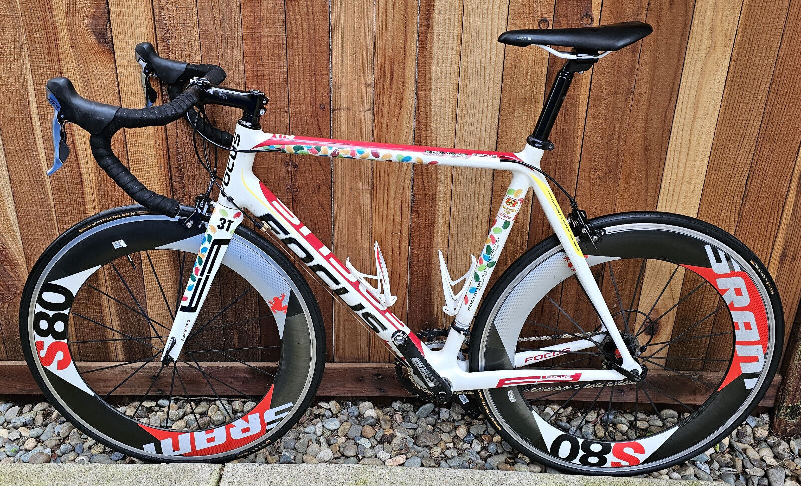Jelly Belly Pro Cycling Team 58cm FOCUS Full Carbon Fiber Jelly Belly Pro Cycling Team 58cm FOCUS Full Carbon Fiber