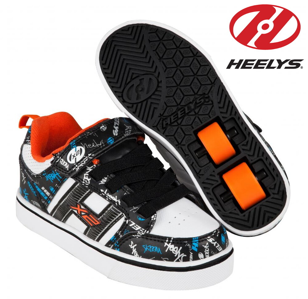 Heelys Bolt X2 Boys Light Up Wheelie Shoes FREE UK