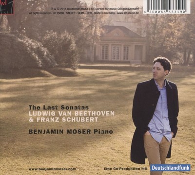 BENJAMIN MOSER BEETHOVEN & SCHUBERT: THE LAST SONATAS NEW CD