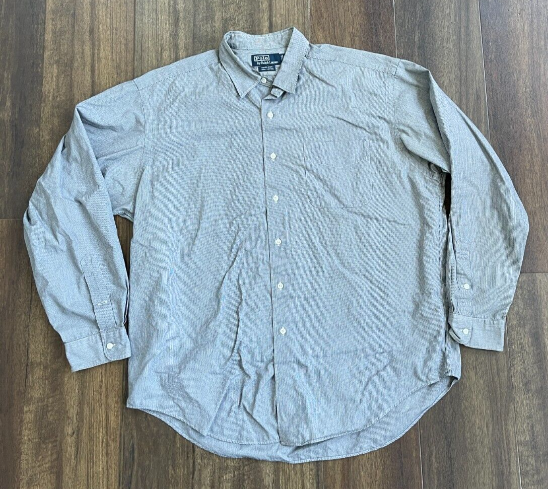 Polo Ralph Lauren Marlowe Shirt Mens Size X Large Button Front