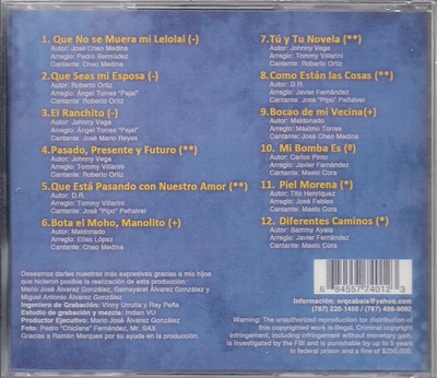 RARE cd SALSA MICKEY CORA y Cabala 40 AÑOS que no se muera mi le lo lay RANCHITO