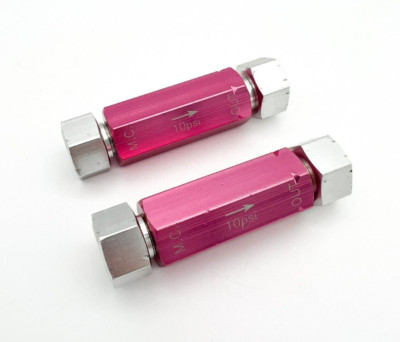 Pair Universal 10 Lb Disc Drum Brake Residual Check Valves For Hot Rod
