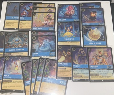 Lorcana Shimmering Skies Sapphire Lot 20 EN-5 Disney TCG Cold Foils