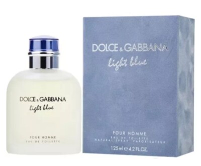 Dolce & Gabbana Light Blue 4.2oz Men's Eau de Toilette Spray Brand New Sealed