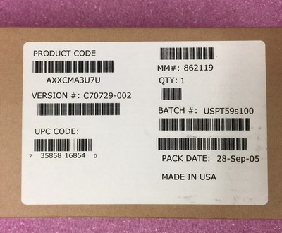 *Fac Box* Intel AXXCMA3U7U 3U-7U Rack Mode Cable Management Arm