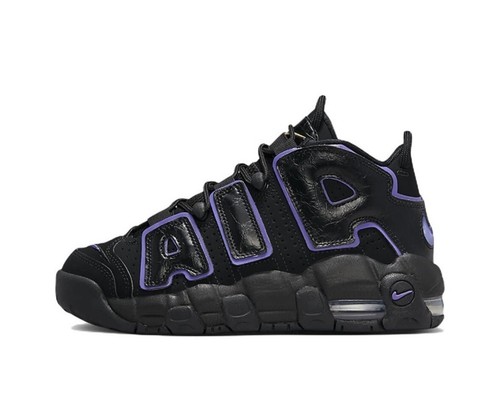 Nike Air More Uptempo Black Purple DX5954-001 Boys Girls