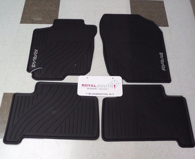 Toyota Rav4 2007 - 2012 Factory All Weather Rubber Floor Mats Genuine OEM OE