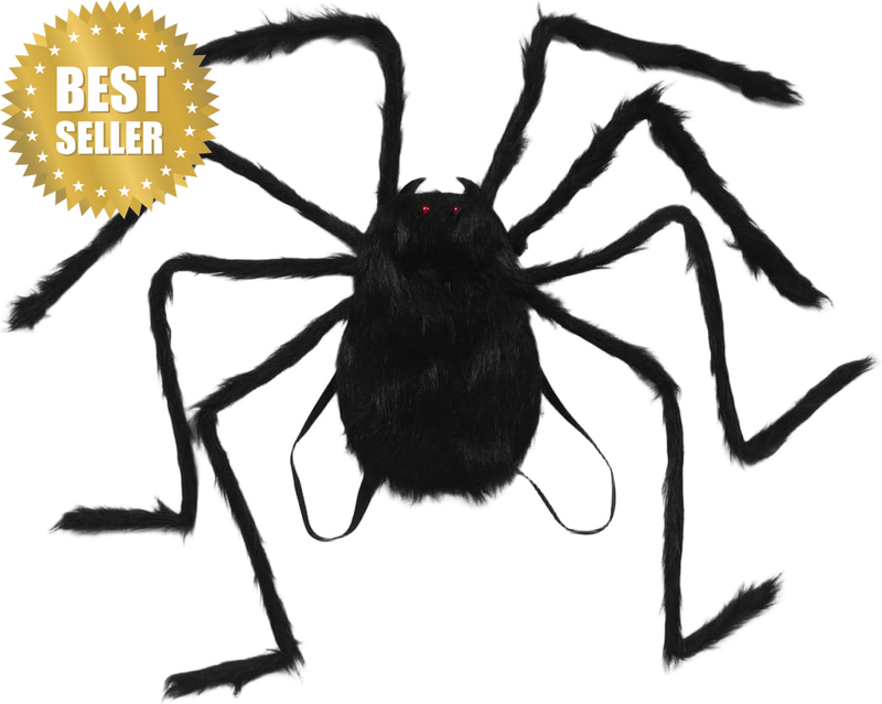 Large Halloween Spider Costume with Adjustable Straps