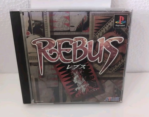 【PlayStation】レブス PlayStation -- REBUS -- Spine card. PS1. JAPAN. work. 19881