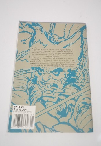 Wolverine Graphic Novel 1992 Marvel comics Chris Claremont, Frank Miller