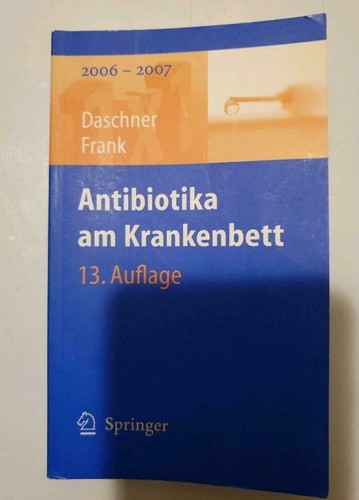 Antibiotika am Krankenbett Fachbuch Krankenpflege(2006, Taschenbuch)
