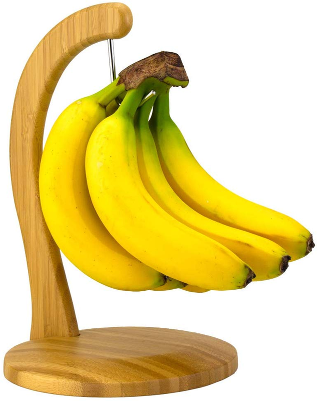 Wooden Banana Hanger Fruit Kitchen Holder Hook Stand Rack Wood eBay